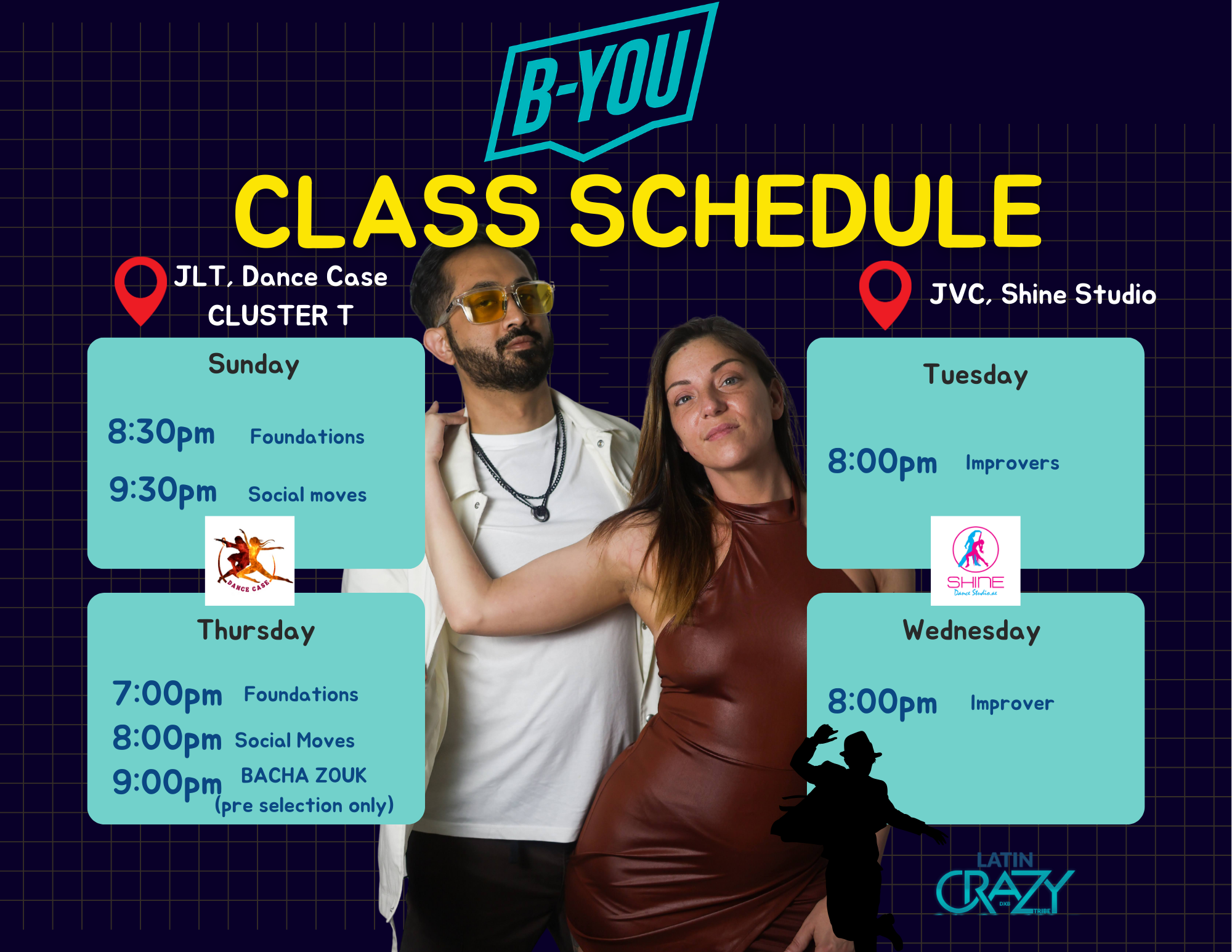 B-YOU Method Class Schedule in Dubai